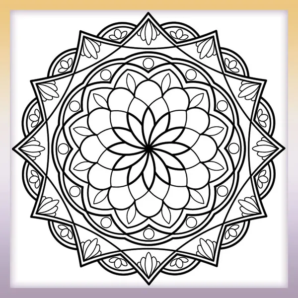 Mandalas | Online-Malvorlagen für Kinder