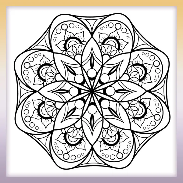 Mandalas | Online-Malvorlagen für Kinder