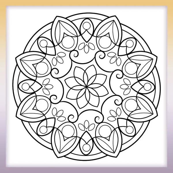 Mandalas | Online-Malvorlagen für Kinder