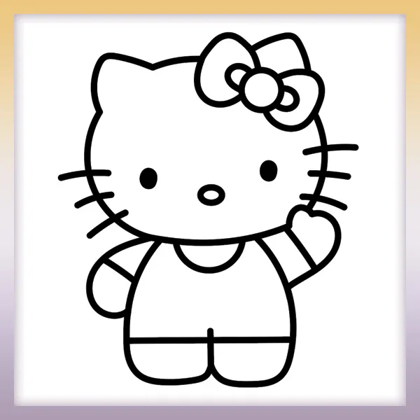 Hello Kitty | Online-Malvorlagen für Kinder