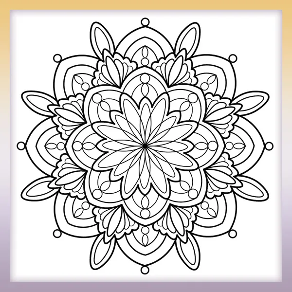 Mandala | Online-Malvorlagen für Kinder