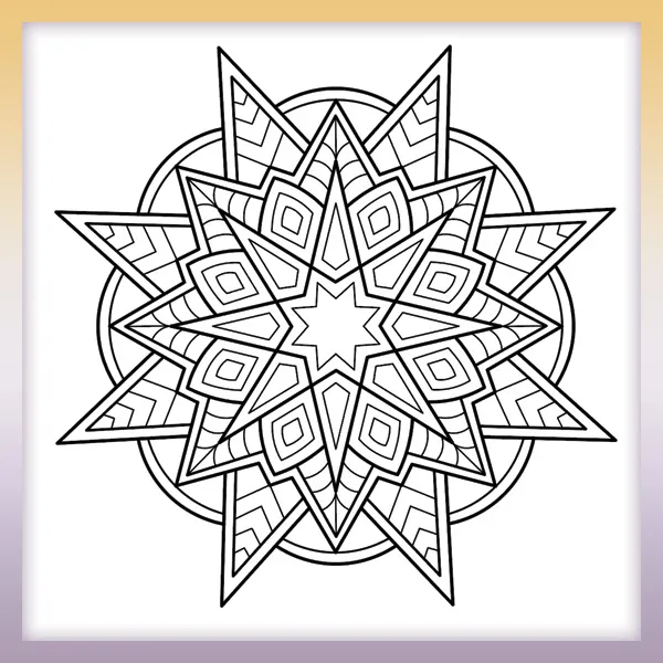 Mandala | Online-Malvorlagen für Kinder