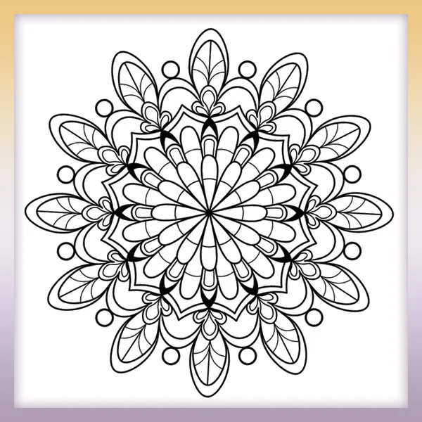 Mandala | Online-Malvorlagen für Kinder