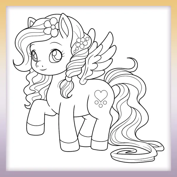 Pegasus | Online-Malvorlagen für Kinder