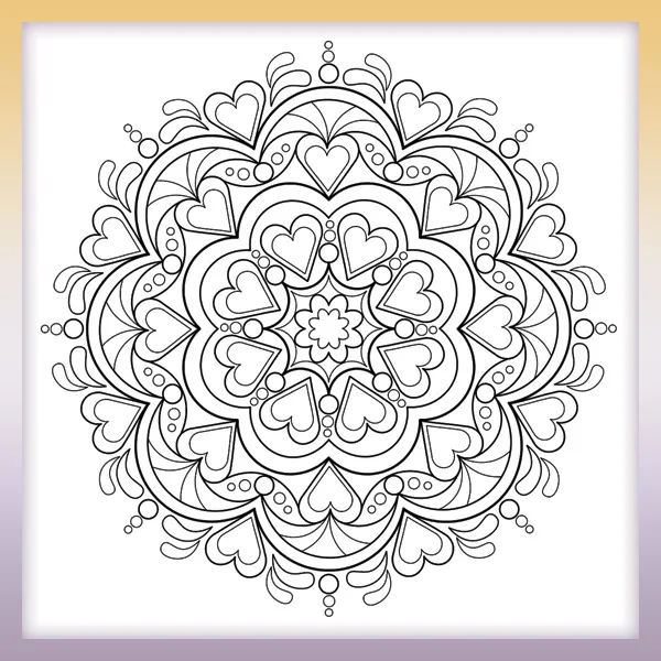Mandala | Online-Malvorlagen für Kinder