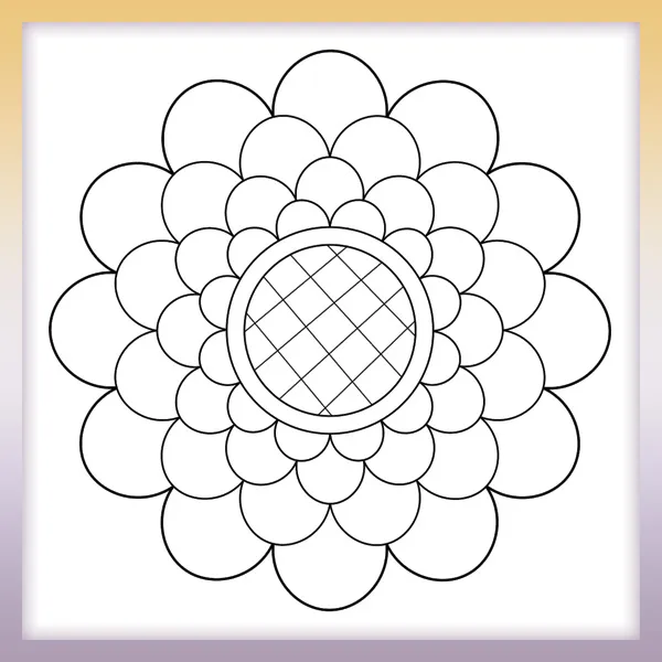 Mandala | Online-Malvorlagen für Kinder