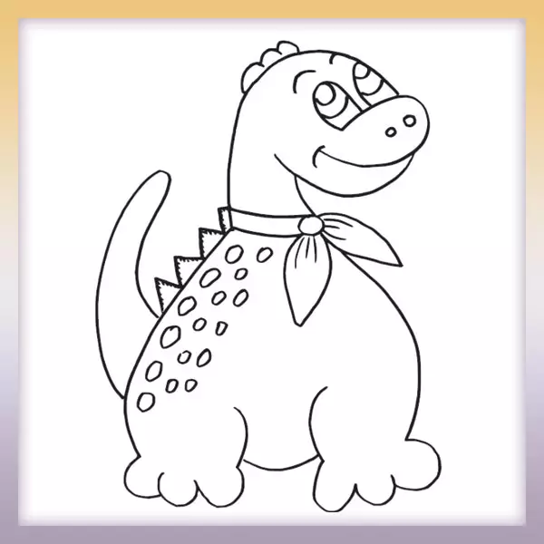 Dinosaurier - Online-Malvorlagen für Kinder