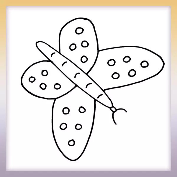 Schmetterling - Online-Malvorlagen für Kinder