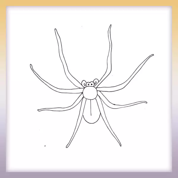 Spinne - Online-Malvorlagen für Kinder